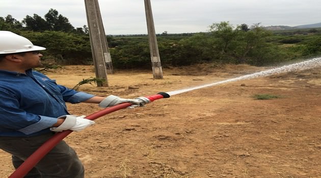 Entrenamiento para casos de incendio forestal en las cercanías del CCTA y Club de Campo