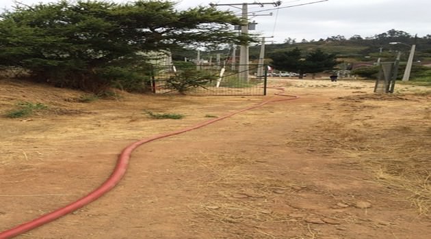 Entrenamiento para casos de incendio forestal en las cercanías del CCTA y Club de Campo