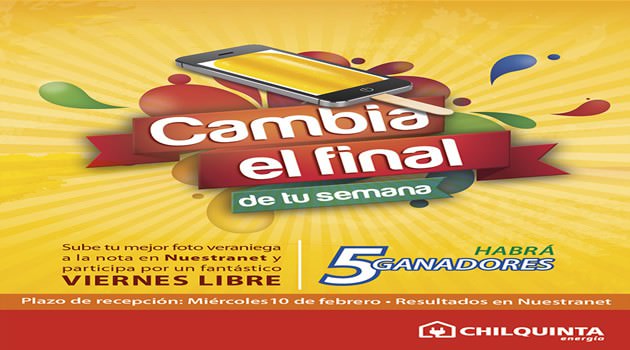 Concurso: Viernes Libre mes de Febrero