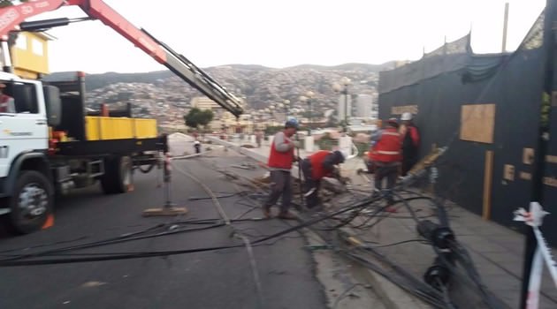 Municipalidad de Valparaíso destacó la labor de Chilquinta tras derrumbe en cerro Barón