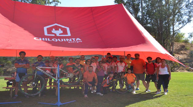 La familia Chilquinta asistió a la primera Clínica de Mountain Bike MTB