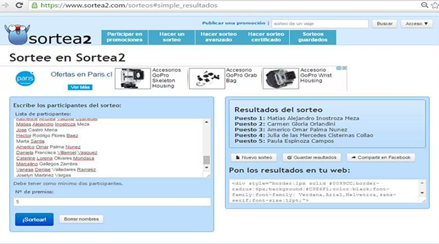 Ganadores Concurso Viernes Salvaje