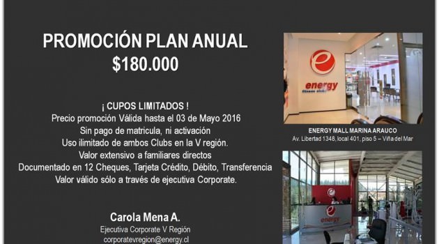 Convenio Energy Fitness Clubs
