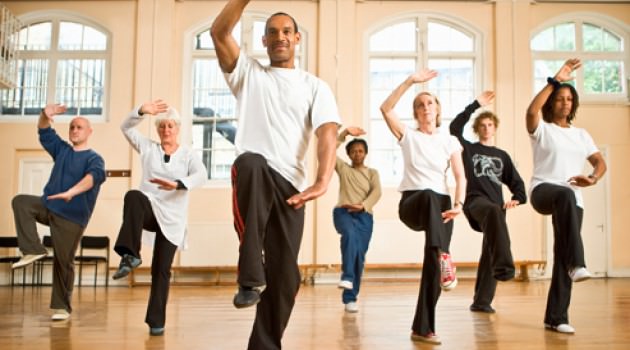 Sesión de Tai Chi en Aldunate