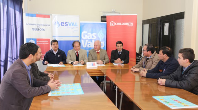 Junto a la Gobernación de Quillota y empresas de servicios firmamos protocolo de coordinación para optimizar trabajos