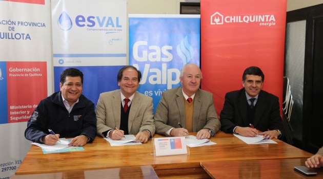 Junto a la Gobernación de Quillota y empresas de servicios firmamos protocolo de coordinación para optimizar trabajos