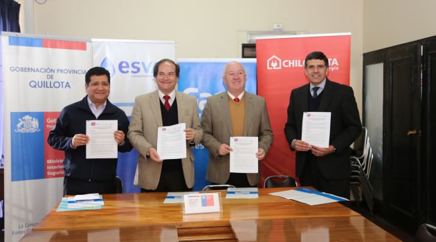 Junto a la Gobernación de Quillota y empresas de servicios firmamos protocolo de coordinación para optimizar trabajos