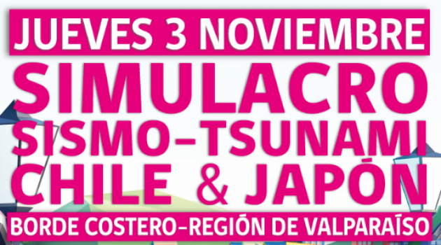 Mañana se realizará el Simulacro de Sismo – Tsunami en costas de Valparaíso