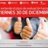 Etapa de evaluación a colaboradores se extiende hasta el 30 de diciembre