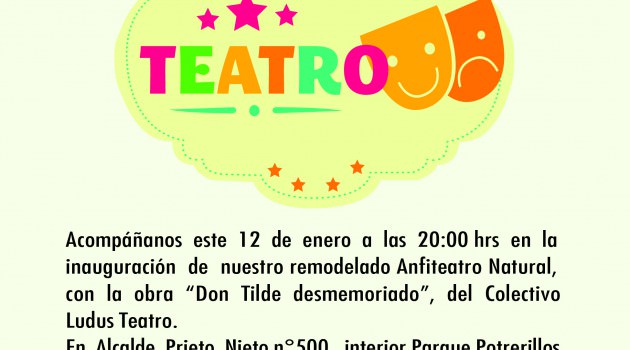 Artequin te invita a la inauguración de la obra “Don Tilde Desmemoriado”